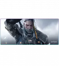 Ilustracja produktu Podkładka pod Mysz The Witcher (Wiedźmin) Geralt RGB XL
